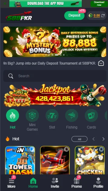 588PKR Game Interface