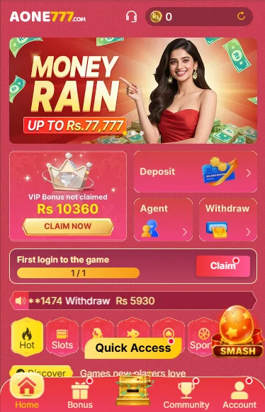 AONE777 Game Interface