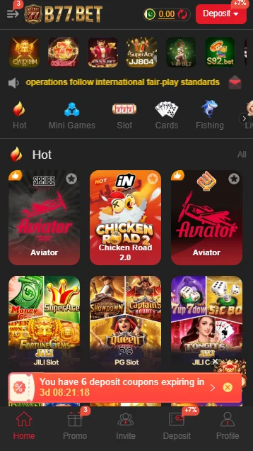 B77 Game Interface
