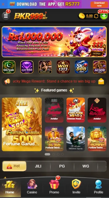 PKR999 Game Interface