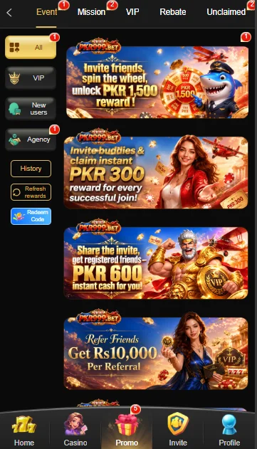 PKR999 Game Promotions