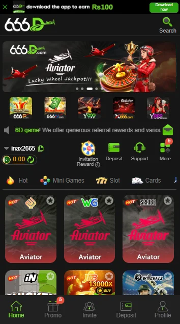 666D7 Game Interface