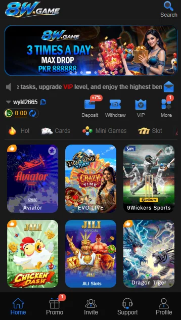 8W Game Interface