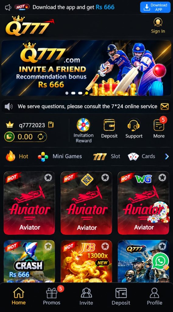 Q777 Game Interface